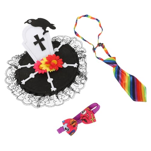 Kisangel Halloween-katzenhalsband Mit Fliege Für Haustier Dekoratives Hundehalsband Und Katzenhalsdekor Für Party Und Festliche Dekoration Einfach Anzulegen von Kisangel