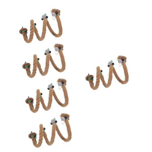 Kisangel 5 Stück Vogelkäfig Seil Vogelkäfig Sittich Spielzeug Stehendes Spielzeug Hängendes Vogelseil Baumwollseil Für Vogelseil Sitzstange Vogel Sitzstangenständer Papageienseil Kisangel 5 Stück Vogelkäfig Seil Vogelkäfig Sittich Spielzeug Stehendes Spielzeug Hängendes Vogelseil Baumwollseil Für Vogelseil Sitzstange Vogel Sitzstangenständer Papageienseil von Kisangel