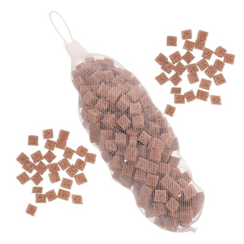 Kisangel 1tasche Aquarium Filtermedium Biologisches Filtermaterial Für Aquarien Für Fisch Und Pflanzenpflege Hohe Filtrationsleistung Rote Farbe von Kisangel