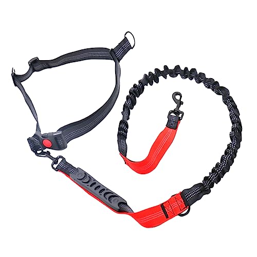 Kisangel 1stück Bungee-hundeleine Für Große Und Mittelgroße Hunde Reflektierende Trainingsleine Mit Griff Sicherer Rückruf Und Schutz Für Outdoor-aktivitäten von Kisangel