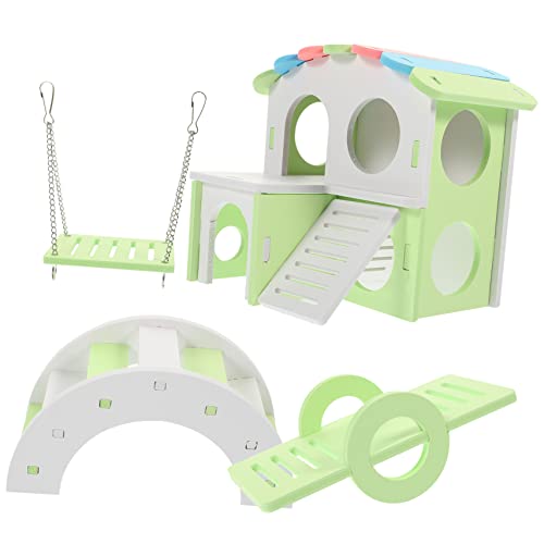 Kisangel 1 Satz Hamsterspielzeugnest Einstreu für Hamster Hamsterspielplatz Plüsch Rad Nagetier hamsterhaus Hamster brücke Hamsterspielzeug aus Holz kleines Hamsterspielzeug PVC Light Green Kisangel 1 Satz Hamsterspielzeugnest Einstreu für Hamster Hamsterspielplatz Plüsch Rad Nagetier hamsterhaus Hamster brücke Hamsterspielzeug aus Holz kleines Hamsterspielzeug PVC Light Green von Kisangel