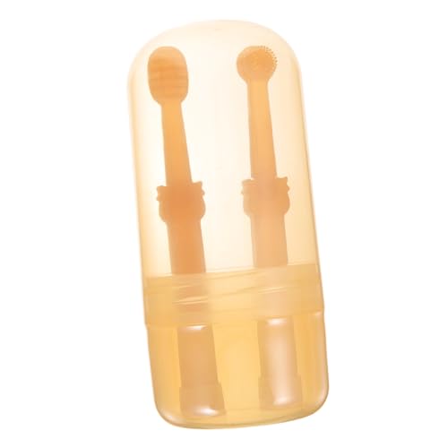 Kisangel 1 Satz Haustier Zahnbürste Gel Lecken Kit Pet Leckerlis Für Welpenzahnbürste Gummi Fänger -PIPI-pad Feuchttücher Für Haustiere Glatter Zahnen Light Brown Plastik Kisangel 1 Satz Haustier Zahnbürste Gel Lecken Kit Pet Leckerlis Für Welpenzahnbürste Gummi Fänger -PIPI-pad Feuchttücher Für Haustiere Glatter Zahnen Light Brown Plastik von Kisangel