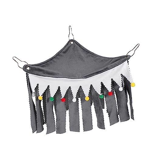 Kisangel Kleintier Versteckhaus Für Meerschweinchen Hamster Und Kaninchen Waschbares Graues Schlafzelt Mit Gemütlichem Hängematten Design Für Kleine Haustiere Idealer Rückzugsort Für Kisangel Kleintier Versteckhaus Für Meerschweinchen Hamster Und Kaninchen Waschbares Graues Schlafzelt Mit Gemütlichem Hängematten Design Für Kleine Haustiere Idealer Rückzugsort Für von Kisangel