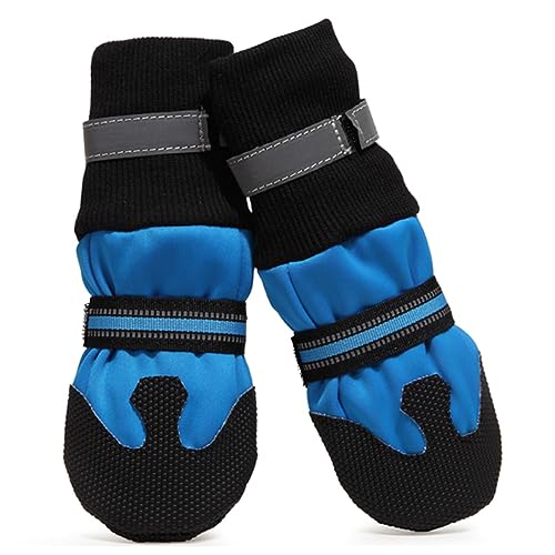 Kisangel 1satz Hundeschuhe Blau wasserdichte rutschfeste Boots Für Hunde Bequeme Schützende Outdoor-Schuhe Für Herbst Und Winter Für Und Pfotenpflege Kisangel 1satz Hundeschuhe Blau wasserdichte rutschfeste Boots Für Hunde Bequeme Schützende Outdoor-Schuhe Für Herbst Und Winter Für Und Pfotenpflege von Kisangel