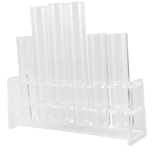 Kisangel 1 Satz Hydroponische Vase Wasserpflanzenvase Diffusor Reagenzglas Farn Terrarienset Klares Rohr Ökosystem Künstlich Röhren Korb Saftig Vasen Makramee Bahnhof Transparent Plastik von Kisangel