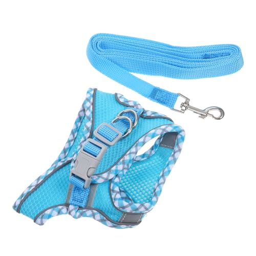 Kisangel Katzen-Set Zum Spazierengehen Reflektierende Weste Leine Welpenweste Sicher Bequem XXS Kisangel Katzen-Set Zum Spazierengehen Reflektierende Weste Leine Welpenweste Sicher Bequem XXS von Kisangel