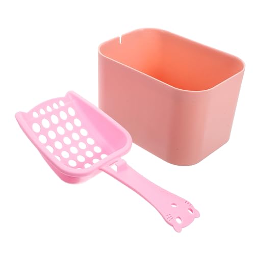 Kisangel 1 Satz Katzenstreu-Schaufel-Set Katzenminze Kratzer Gehäuse Spülbar Wurf Post Scoop Katzenstreuschaufel Mit Eimer Haustier-katzenstreu-Schaufel Müllschaufel Rosa Plastik Kisangel 1 Satz Katzenstreu-Schaufel-Set Katzenminze Kratzer Gehäuse Spülbar Wurf Post Scoop Katzenstreuschaufel Mit Eimer Haustier-katzenstreu-Schaufel Müllschaufel Rosa Plastik von Kisangel
