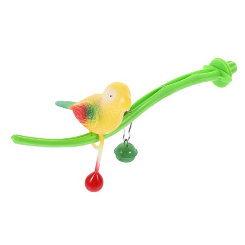 Kisangel Vogel Sitzstange Simulation Vogelkäfig Sittich Spielzeug Papagei Ständer Sitzstange Vogelständer für Training Vogelständer von Kisangel