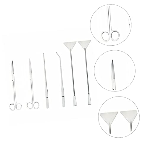 Kisangel 1 Set Aquarium Werkzeug Gerade Pinzette Gebogene Schere Reinigung Kit Fisch Tank Kit Für von Kisangel