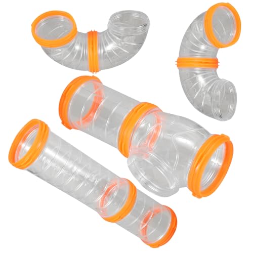 Kisangel 1 Set DIY Käfig Tunnel Hamster Käfig Externe Rohr DIY Verbindung Track Ratte Spielzeug Hamster Käfig Zubehör von Kisangel