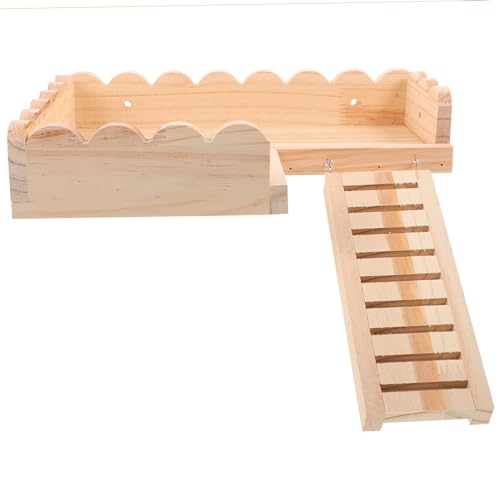 Kisangel Praktische Hamsterkäfigplattform Aus Massivholz Mit Spielzeug Plattform Und Leiter Für Ratten Kurzkopfgleitbeutler Rennmäuse Meerschweinchen Chinchillas Lustiges Spielzubehör Kisangel Praktische Hamsterkäfigplattform Aus Massivholz Mit Spielzeug Plattform Und Leiter Für Ratten Kurzkopfgleitbeutler Rennmäuse Meerschweinchen Chinchillas Lustiges Spielzubehör von Kisangel