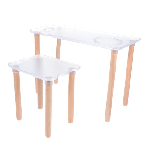 Kisangel Landschaftsbau Hamsterkäfig-plattform Kunststoff Und Holzmaterial Haustier-Set Mit Neugierigem Hamster-versteckzubehör Kisangel Landschaftsbau Hamsterkäfig-plattform Kunststoff Und Holzmaterial Haustier-Set Mit Neugierigem Hamster-versteckzubehör von Kisangel