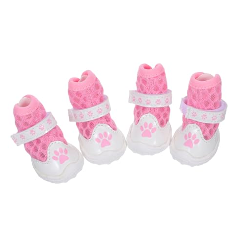 Kisangel 1 Set Hundeschuhe: Atmungsaktive Hundestiefel Aus Mesh, Pfotenschutz Für Sommer, Heiße Straßen, Winter, Schnee, Wandern, Hartholzböden, Laufen Im Freien Kisangel 1 Set Hundeschuhe: Atmungsaktive Hundestiefel Aus Mesh, Pfotenschutz Für Sommer, Heiße Straßen, Winter, Schnee, Wandern, Hartholzböden, Laufen Im Freien von Kisangel
