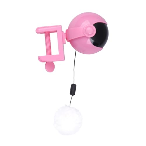 Kisangel 1 Stück Elektrisches Katzenspielzeug Automatisches Lifting Ball für Katzen Interaktives Teaser mit Clip Design Batterie von Kisangel