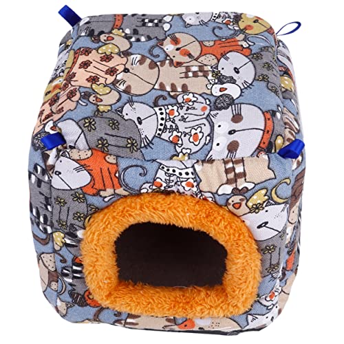 Kisangel Haustiernestbett 1 Stück Meerschweinchenbett Vielseitiges Hamster-schlafhaus Für Couchreisen Zufällige Farbe Kisangel Haustiernestbett 1 Stück Meerschweinchenbett Vielseitiges Hamster-schlafhaus Für Couchreisen Zufällige Farbe von Kisangel