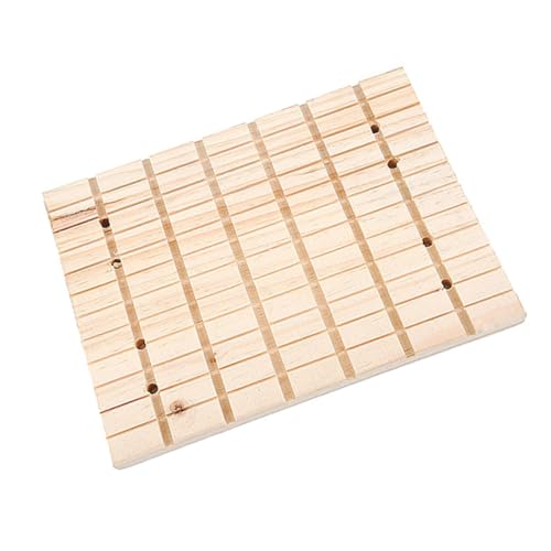 Kisangel Multifunktionales Eichhörnchen-fußpolster Käfigmatte Für Meerschweinchen Sicheres Holzmaterial Für Die Krallen Von Haustieren Kisangel Multifunktionales Eichhörnchen-fußpolster Käfigmatte Für Meerschweinchen Sicheres Holzmaterial Für Die Krallen Von Haustieren von Kisangel