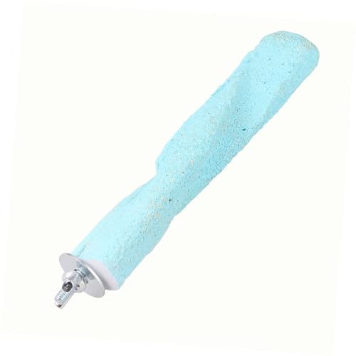 Kisangel 1 Stück Papageien Stand mit Wellenmuster S Blau für Vögel für Käfige und Haustierbedarf Fördert Balance und Bewegung von Kisangel