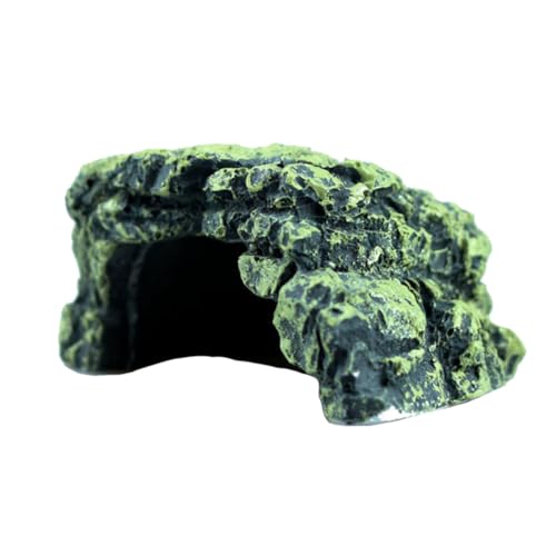 Kisangel 1 Stück Schildkröten Höhle Aquarium Dekoration Versteck für Terrarien für Reptilien und Fische Zufällige Farbe Zufällige Farbe von Kisangel