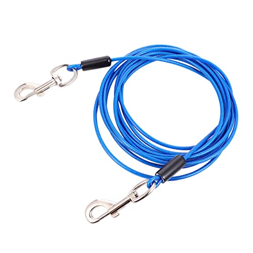 Kisangel 1 Stück Verlängerte Doppelkopf Hundeleine Dickes Reißfestes Material für Bewegungsfreiheit Ergonomischer Griff für Training und Ausflüge mit Zwei Hunden von Kisangel