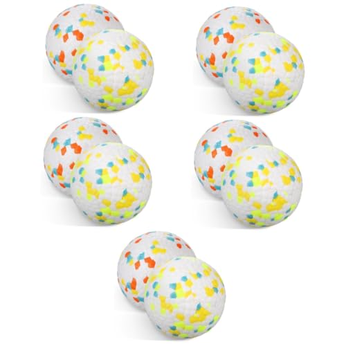 Kisangel 10 STK Bissfeste Popcornkugeln Kauspielzeug für Hunde Hundeball Hundebälle Katze Spielzeuge Hundespielzeug für Aggressive Kauer Haustierspielzeug mit hoher Belastbarkeit elastisch Kisangel 10 STK Bissfeste Popcornkugeln Kauspielzeug für Hunde Hundeball Hundebälle Katze Spielzeuge Hundespielzeug für Aggressive Kauer Haustierspielzeug mit hoher Belastbarkeit elastisch von Kisangel