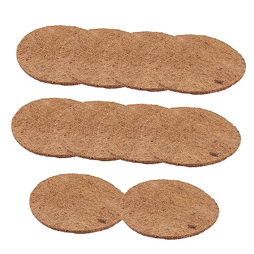 Kisangel 10 Stück Natürliche Tauben Nistmatten aus Atmungsaktivem Material Praktische Langlebige Vogel Eier Pads Geeignet für Taubennester Schützt Eier und Hält Vögel Warm von Kisangel