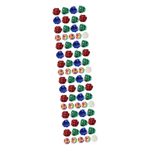 Kisangel 100 STK Plüschspielzeugball Plüschballspielzeug Kauspielzeug für Kätzchen katzenspielzeug Spielzeuge Knisterbälle für Katzen Katze Plüschbälle drinnen Spur Plüschtier Plüschkugel Kisangel 100 STK Plüschspielzeugball Plüschballspielzeug Kauspielzeug für Kätzchen katzenspielzeug Spielzeuge Knisterbälle für Katzen Katze Plüschbälle drinnen Spur Plüschtier Plüschkugel von Kisangel