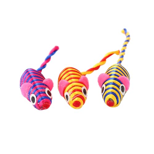 Kisangel 10stücke Interaktive Katzenspielzeuge Lustige Mini-mäuse Für Katzen Und Kätzchen Farben Und Zufällig Fördert Spieltrieb Und Hält Katzen Kisangel 10stücke Interaktive Katzenspielzeuge Lustige Mini-mäuse Für Katzen Und Kätzchen Farben Und Zufällig Fördert Spieltrieb Und Hält Katzen von Kisangel