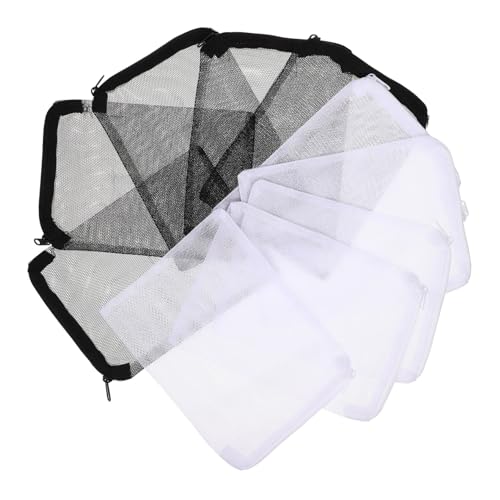 Kisangel 10st Filterbeutel Für Aquarien Reißverschluss Netztasche Keramikring von Kisangel