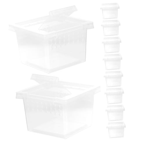 Kisangel 10st Futterbox Für Haustiere Eidechsenbecken Brutbehälter Spinnen-Terrarium Frosch Terrarium Käfig Für Tierlebensräume Reptilienterrarium Eidechsenkäfig Spinnen Terrarien Plastik Kisangel 10st Futterbox Für Haustiere Eidechsenbecken Brutbehälter Spinnen-Terrarium Frosch Terrarium Käfig Für Tierlebensräume Reptilienterrarium Eidechsenkäfig Spinnen Terrarien Plastik von Kisangel