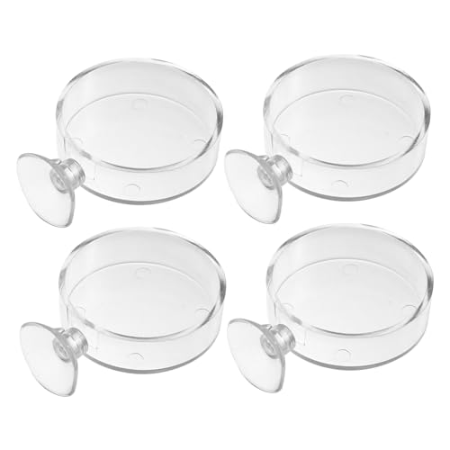 Kisangel 12 STK Fressnapf der Luft aquaristik zubehör Aquarium Zubehör Fischfutterbehälter mit Saugnapf Aquarienfutterstation kriechen Glas Ausrüstung Zubringer Garnelenbecken Acryl Kisangel 12 STK Fressnapf der Luft aquaristik zubehör Aquarium Zubehör Fischfutterbehälter mit Saugnapf Aquarienfutterstation kriechen Glas Ausrüstung Zubringer Garnelenbecken Acryl von Kisangel