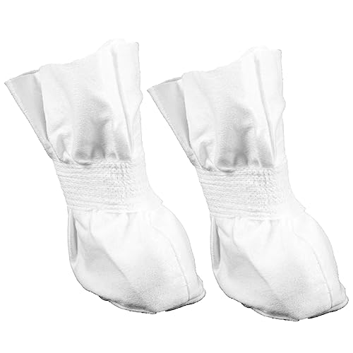 Kisangel 12 STK Fußabdeckung für Haustiere Outdoor-Hundestiefel Outdoor-Schuhe für Hunde Paws pfotenschutz Hunde Schuhe Welpe Stiefeletten Hundeschuhe Hundestiefel aus Stoff von Kisangel