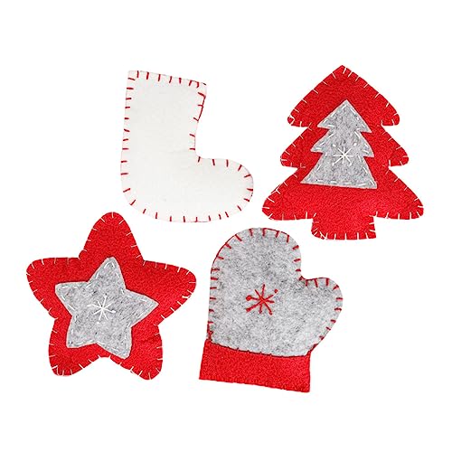 Kisangel 12 STK Katzenspielzeug Spielzeug für Haustiere Christbaumschmuck Interactive cat Toy Katzen Spielzeug Spielzeuge Katzen-Teaser Haustier Spielzeug Kätzchen Haustierzubehör Filzstoff von Kisangel