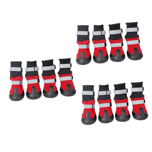 Kisangel 12 STK Schneestiefel für Haustiere hundeschuhe pfotenschutz für Hunde Winterhund Schneeschuhe für Haustiere Lange Röhrenschuhe für Haustiere Outdoor-Schuhe für Haustiere klassisch Kisangel 12 STK Schneestiefel für Haustiere hundeschuhe pfotenschutz für Hunde Winterhund Schneeschuhe für Haustiere Lange Röhrenschuhe für Haustiere Outdoor-Schuhe für Haustiere klassisch von Kisangel