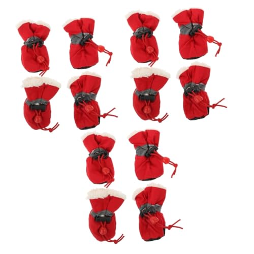 Kisangel 12 STK Schuhüberzüge für Haustiere Hundestiefel Anti-Rutsch-Schuhe für Haustiere hundeschuhe Winterschuhe für Hunde Pfotenschutz Schneeschuhe für Haustiere Kleiner Hund Schuhschutz Kisangel 12 STK Schuhüberzüge für Haustiere Hundestiefel Anti-Rutsch-Schuhe für Haustiere hundeschuhe Winterschuhe für Hunde Pfotenschutz Schneeschuhe für Haustiere Kleiner Hund Schuhschutz von Kisangel