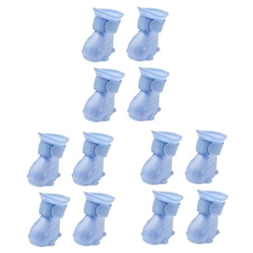 Kisangel 12 STK wasserdichte Schuhe Hundeschuhe Schritt Haustierschuhe Verdicken Kisangel 12 STK wasserdichte Schuhe Hundeschuhe Schritt Haustierschuhe Verdicken von Kisangel