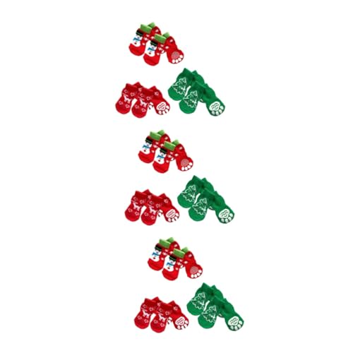 Kisangel 12 Sets Süße Weihnachtssocken Mit Schneemann- Für Haustiere Nicht Für Hunde Aus Baumwolle Größe XL Für Den Komfort Ihres Haustiers Kisangel 12 Sets Süße Weihnachtssocken Mit Schneemann- Für Haustiere Nicht Für Hunde Aus Baumwolle Größe XL Für Den Komfort Ihres Haustiers von Kisangel
