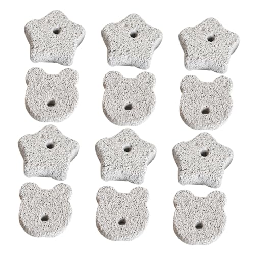Kisangel Vielseitiges Spielzeug Für Kleintiere 12 Stück Vulkansteine ​​für Hamster Chinchillas Backenzähne Käfigfreundlich von Kisangel