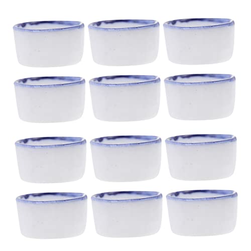 Kisangel 12 Stück Mini Keramik Wasserschalen für Reptilien Kleine Futter und Trinkbecken für Spinnen und Skorpione für Terrarien und Einfache Kisangel 12 Stück Mini Keramik Wasserschalen für Reptilien Kleine Futter und Trinkbecken für Spinnen und Skorpione für Terrarien und Einfache von Kisangel