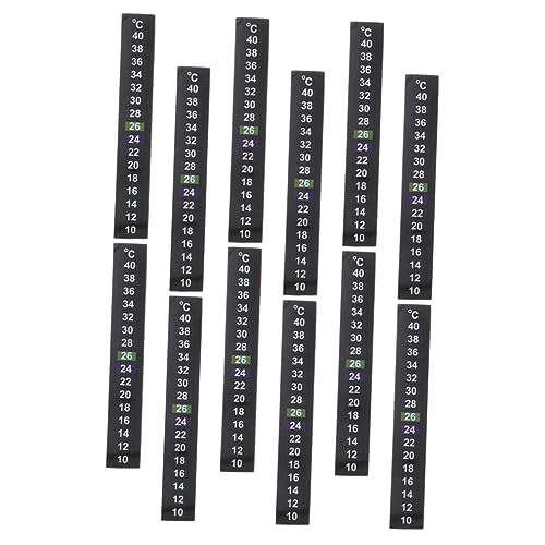 Kisangel 12 Stück Teiliges Aquarium Thermometer Sticker Selbstklebende Temperaturmessstreifen für Fischbecken Präzise Digitale Anzeige Einfach Anzubringen Geeignet für Süßwasser und Kisangel 12 Stück Teiliges Aquarium Thermometer Sticker Selbstklebende Temperaturmessstreifen für Fischbecken Präzise Digitale Anzeige Einfach Anzubringen Geeignet für Süßwasser und von Kisangel