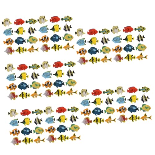 Kisangel 120 STK künstlicher Fisch graceling Gracy Mariposas decorativas Spielzeug für Meerestiere Spielzeuge Modelle Tropische Fischskulptur Tischaquarienfische Tropischer Fisch schmücken von Kisangel
