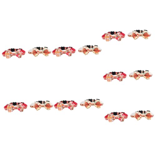 Kisangel 14 STK Haustierhalsband Halloween-Katze Bowknot Halsband Für Hunde Personalisiertes Hundehalsband Kleines Welpenhalsband Urlaub Katzenbleihalsband Plastik Kätzchen Halskette von Kisangel