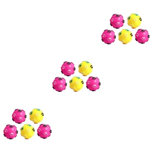 Kisangel 15 STK Spielzeugball für Haustiere tierische bescherung knete Spielzeug Puzzle-Spielzeug für Welpen Kauspielzeug für Haustiere Spielzeuge Kauspielzeug für Hunde Erdfarben erröten Kisangel 15 STK Spielzeugball für Haustiere tierische bescherung knete Spielzeug Puzzle-Spielzeug für Welpen Kauspielzeug für Haustiere Spielzeuge Kauspielzeug für Hunde Erdfarben erröten von Kisangel
