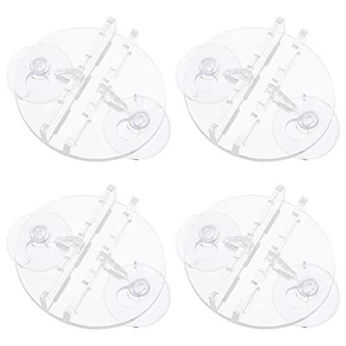 Kisangel 16 STK Aquarium-Trennclip Aquariumzubehör Saugnapf-Rohrhalter Trennhalter für Aquarien Aquarienteilerhalter mit Saugnapf Partitionsclip Ausrüstung Teilung Halterung Gummi von Kisangel