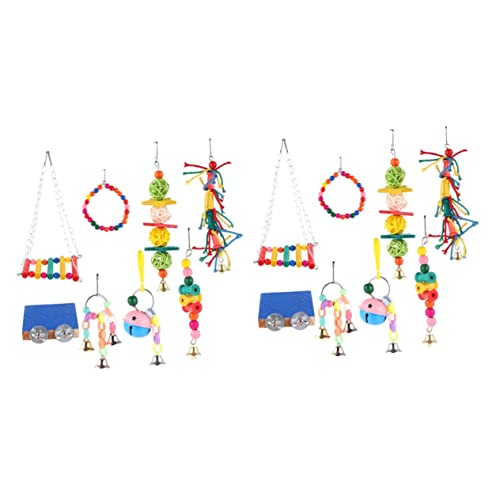 Kisangel 16 Stück Papageien Vogel Spielzeug Vogel Papageien Spielzeug Vogel Papageienschaukel Kauen Für Sittiche Vogel Hängeglocken Spielzeug Papageienkäfig Spielzeug Vogelkäfig Kisangel 16 Stück Papageien Vogel Spielzeug Vogel Papageien Spielzeug Vogel Papageienschaukel Kauen Für Sittiche Vogel Hängeglocken Spielzeug Papageienkäfig Spielzeug Vogelkäfig von Kisangel