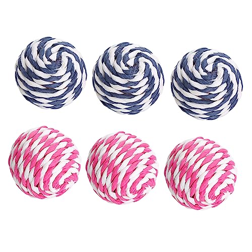 Kisangel 18stücke Katzen Spielzeug Interaktive Woven Rope Bälle Für Katzen Und Kätzchen Spaßige Kauspielzeuge Aktivität Und Spieltrieb Zufällige Farben Kisangel 18stücke Katzen Spielzeug Interaktive Woven Rope Bälle Für Katzen Und Kätzchen Spaßige Kauspielzeuge Aktivität Und Spieltrieb Zufällige Farben von Kisangel