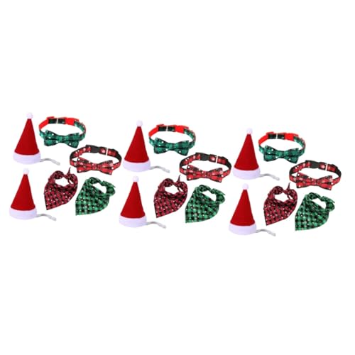 Kisangel 18 STK Haustier-Weihnachtsset weihnachtshundehalsband Weihnachtshaustierschals hochstihl Hochwertige Verarbeitung verstellbares Haustierhalsband Bowknot-Haustierhalsband Krawatte Kisangel 18 STK Haustier-Weihnachtsset weihnachtshundehalsband Weihnachtshaustierschals hochstihl Hochwertige Verarbeitung verstellbares Haustierhalsband Bowknot-Haustierhalsband Krawatte von Kisangel