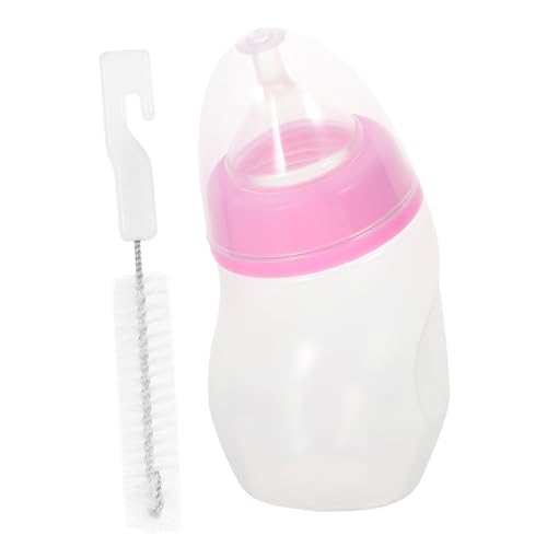 Kisangel 180 Ml Haustier-stillflasche Tragbare Fütterungsflasche Für Katzen Hunde Und Welpen Silikon Und Pp-Material Nicht-Design Kisangel 180 Ml Haustier-stillflasche Tragbare Fütterungsflasche Für Katzen Hunde Und Welpen Silikon Und Pp-Material Nicht-Design von Kisangel
