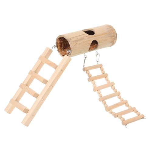Kisangel 1satz Kreatives Hamster Schlafnest Aus Mit Holzleiter Bequemes Und Sicheres Zuhause Für Zwerghamster Und Kleine Tiere Kisangel 1satz Kreatives Hamster Schlafnest Aus Mit Holzleiter Bequemes Und Sicheres Zuhause Für Zwerghamster Und Kleine Tiere von Kisangel