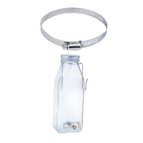 Kisangel 1Satz Wasserflasche Hängende Leck Trinkflasche Für Kleintiere Geräuschloses Design Für Hamster Befestigungsring Haustierzubehör von Kisangel