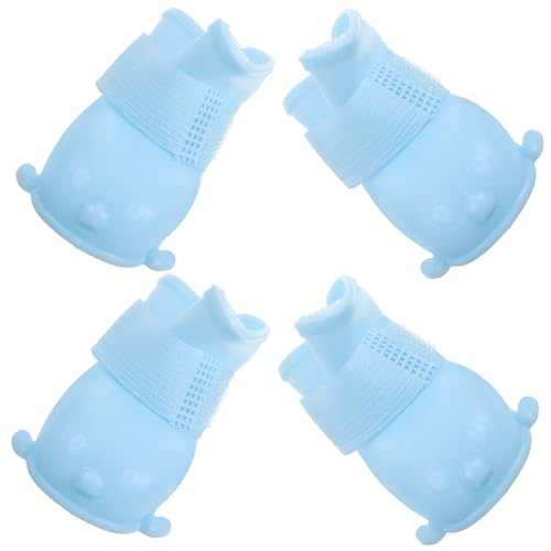 Kisangel 1Satz wasserdichte Hundeschuhe für Kleine Verstellbare Regenstiefel mit Rutschfester Sohle Langlebige Pfotenschutzstiefel für Welpen zu Reinigen und Bequem Kisangel 1Satz wasserdichte Hundeschuhe für Kleine Verstellbare Regenstiefel mit Rutschfester Sohle Langlebige Pfotenschutzstiefel für Welpen zu Reinigen und Bequem von Kisangel
